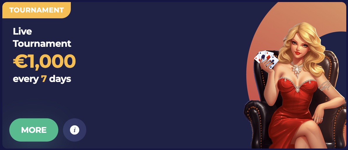 PinoCasino Live Casino Tournaments